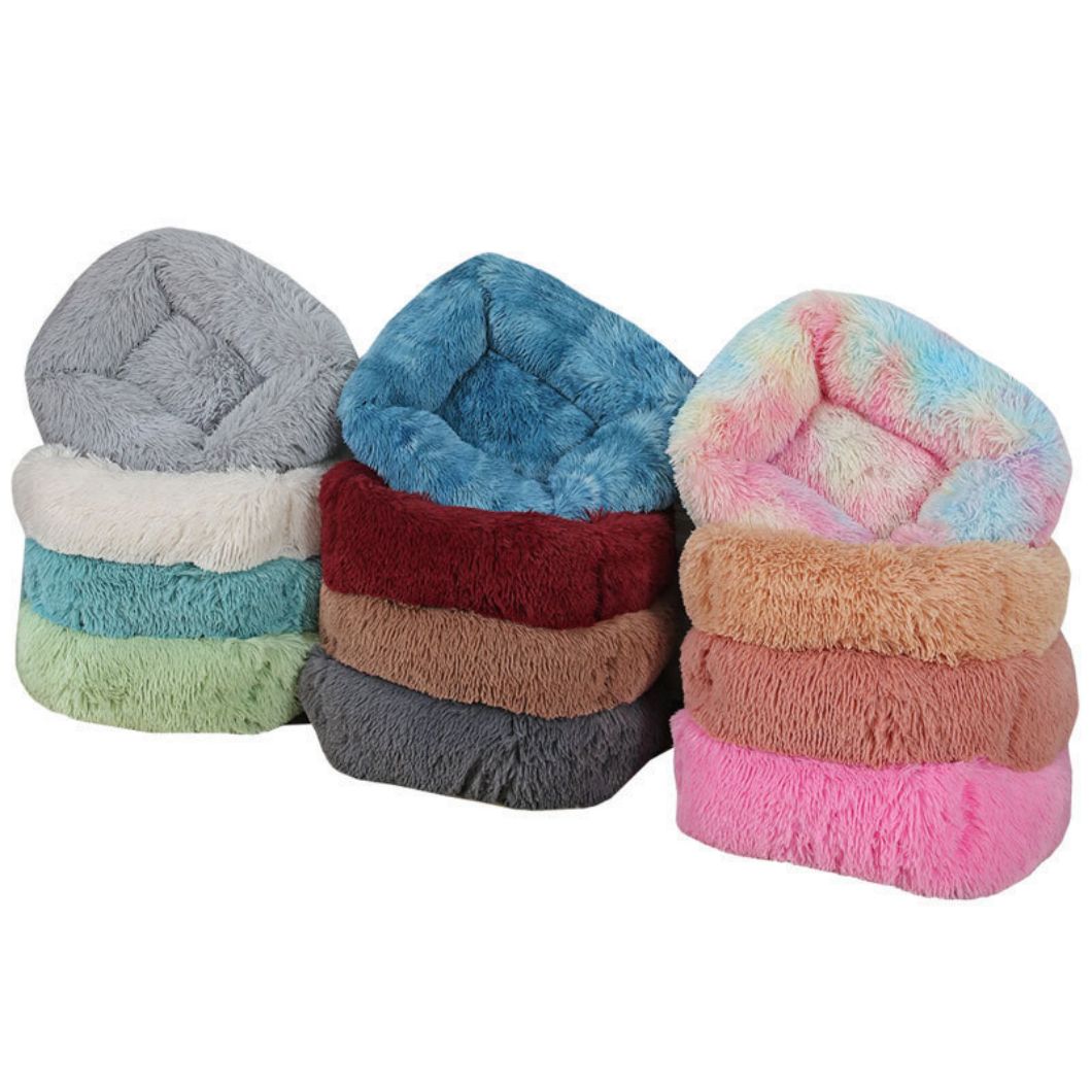 長(cháng)毛絨方形狗窩